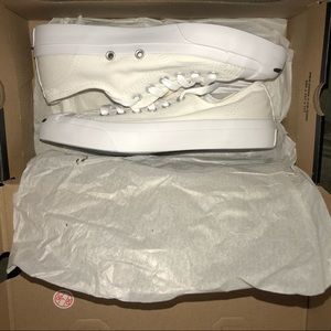 BRAND NEW white Jack Purcell Converse